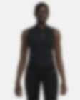 Low Resolution Camiseta de tirantes de correr Dri-FIT con cierre de un cuarto para mujer Nike Trail