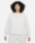 Low Resolution Fleecetröja i oversize-modell med rund hals Nike Sportswear Collection Essentials för kvinnor (Plus Size)