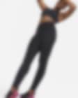 Low Resolution Nike Go erős tartást adó, középmagas derekú, teljes hosszúságú női leggings zsebekkel