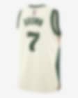 Nike Boston Celtics No7 Jaylen Brown Black NBA Swingman Statement Edition Jersey