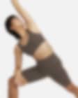 Low Resolution Calções tipo ciclista de 20 cm com cintura subida e suporte ligeiro Nike Zenvy para mulher