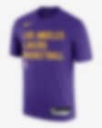 Low Resolution Los Angeles Lakers Nike Dri-FIT NBA Erkek Antrenman Tişörtü