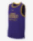 Low Resolution Los Angeles Lakers Courtside Nike Dri-FIT DNA NBA-linne för ungdom (killar)