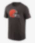 Low Resolution Nike Logo Essential (NFL Cleveland Browns) Men's T-Shirt