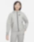 Low Resolution Mikina s kapucí a dlouhým zipem Nike Sportswear Tech Fleece pro větší děti (dívky)