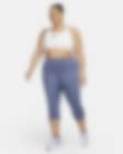 Low Resolution Leggings cropped de tiro alto y sujeción firme con bolsillos para mujer Nike Go (talla grande)
