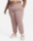 Low Resolution Calças de fato de treino folgadas de cintura subida Nike Sportswear Phoenix Fleece para mulher (tamanhos grandes)
