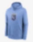 Kansas City Royals Nike Wordmark Hoodie - Rush Blue - Youth