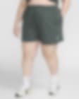 Low Resolution Nike Sportswear Club Fleece Women's Mid-Rise Shorts (Plus Size)