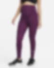Low Resolution Nike One (M) Women's High-Waisted Leopard Print Leggings (Maternity)