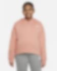 Low Resolution Nike Sportswear Club Fleece Older Kids' (Girls') Full-Zip Hoodie (Extended Size)