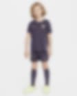 Low Resolution Εκτός έδρας εμφάνιση ποδοσφαίρου τριών τεμαχίων Αγγλία 2024 Nike Replica Stadium για μικρά παιδιά