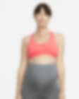 Low Resolution Nike Swoosh (M) Women's Medium-Support Padded Sports Bra (Maternity)
