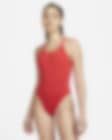 Low Resolution Nike HydraStrong Solid Women's Spiderback 1-Piece Swimsuit