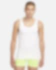 Low Resolution Camiseta interior de ajuste slim con cuello redondo para hombre Nike Dri-FIT Essential Cotton Stretch (paquete de 2)