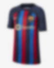 Low Resolution Koszulka piłkarska dla dużych dzieci Nike Dri-FIT FC Barcelona 2022/23 Stadium (wersja domowa)