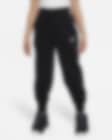 Low Resolution Byxor med insydd passform och hög midja Nike Sportswear Club Fleece för ungdom (tjejer)