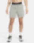 $75 Men's XL Nike Trail Second Sunrise 7 Running Shorts Light Silver  FB4194-034