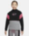 Low Resolution Nike Sportswear Older Kids' (Girls') Fleece Long-Sleeve Mock-Neck Top