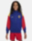 Low Resolution Dzianinowa kurtka piłkarska dla dużych dzieci Nike Dri-FIT FC Barcelona Academy Pro (wersja trzecia)