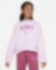 Low Resolution Nike Sportswear Trend-sweatshirt i fleece til større børn (piger)