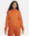Low Resolution Sudadera con gorro de tejido Fleece y cuello en embudo para mujer Nike Sportswear Club Fleece