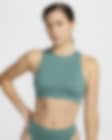 Low Resolution Top de bikini de cuello alto para mujer Nike Swim Elevated Essential