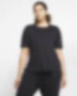 Low Resolution Nike Yoga Women's Short-Sleeve Top (Plus Size)