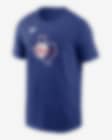 Low Resolution Playera Nike de la MLB para hombre Texas Rangers Cooperstown Logo