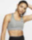 Nike Sports Bra Swoosh Non-pad - Smoke Grey/Black Women