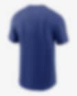 Men's Nike Royal Atlanta Braves 2023 City Connect Wordmark T-Shirt