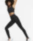 Low Resolution Nike Go Sıkı Destekli Yüksek Belli Cepli Tam Boy Kadın Taytı