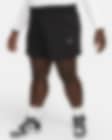 Low Resolution Nike Sportswear Phoenix Fleece ledig shorts med høyt liv til dame (Plus Size)