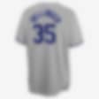 Men's Los Angeles Dodgers Cody Bellinger Nike Gray Road Authentic