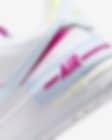 Nike Air Force 1 Shadow “Hoops” (Summit White/Black/Medium Soft Pink) -  Style Code: DX3358-100 