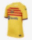 Low Resolution FC Barcelona 2023/24 Stadium Fourth Big Kids' Nike Dri-FIT Soccer Jersey