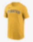 Low Resolution Nike Wordmark (MLB Pittsburgh Pirates) Men's T-Shirt