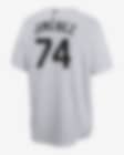 Men's Chicago White Sox Eloy Jimenez Nike Cream/Navy 2021 Field of Dreams  Replica Player Jersey