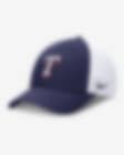 Low Resolution Texas Rangers Evergreen Club Men's Nike MLB Trucker Adjustable Hat