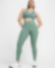 Low Resolution Leggings i fullängd Nike Universa med fickor, mediumstöd och hög midja för kvinnor