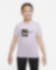 Low Resolution T-shirt Nike Dri-FIT med v-ringning för ungdom (tjejer)