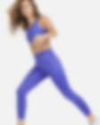 Low Resolution Nike Go leggings i 7/8 lengde med fast støtte, mellomhøyt liv og lommer til dame