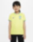 Brazil 2022/23 Home Younger Kids' Nike Dri-FIT Football Shirt
