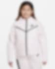 Low Resolution Nike Sportswear Tech Fleece Windrunner Big Kids' (Girls') Full-Zip Hoodie (Extended Size)