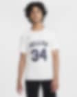 Low Resolution Playera de básquetbol Nike para niños talla grande Giannis Antetokounmpo Greece