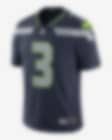 Low Resolution Camisola de futebol americano de edição limitada NFL Seattle Seahawks Vapor Untouchable (Russell Wilson) para homem
