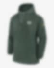 Low Resolution Green Bay Packers Sideline Men’s Nike NFL 1/2-Zip Hooded Jacket