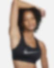 Nike Womens Swoosh Padded Medium Impact Sports Bra 3 Shorts Air