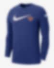 Low Resolution New York Knicks Swoosh Essential Men's Nike NBA Long-Sleeve T-Shirt