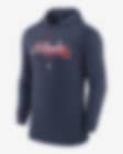 Indigo Diaz Team Issued & Signed Official Atlanta Braves Nike Authentic  Collection Thermal Crew Performance Pullover Sweatshirt